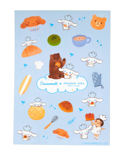 Cinnamoroll x Okayama Kobo 18-pc Sticker Sheet