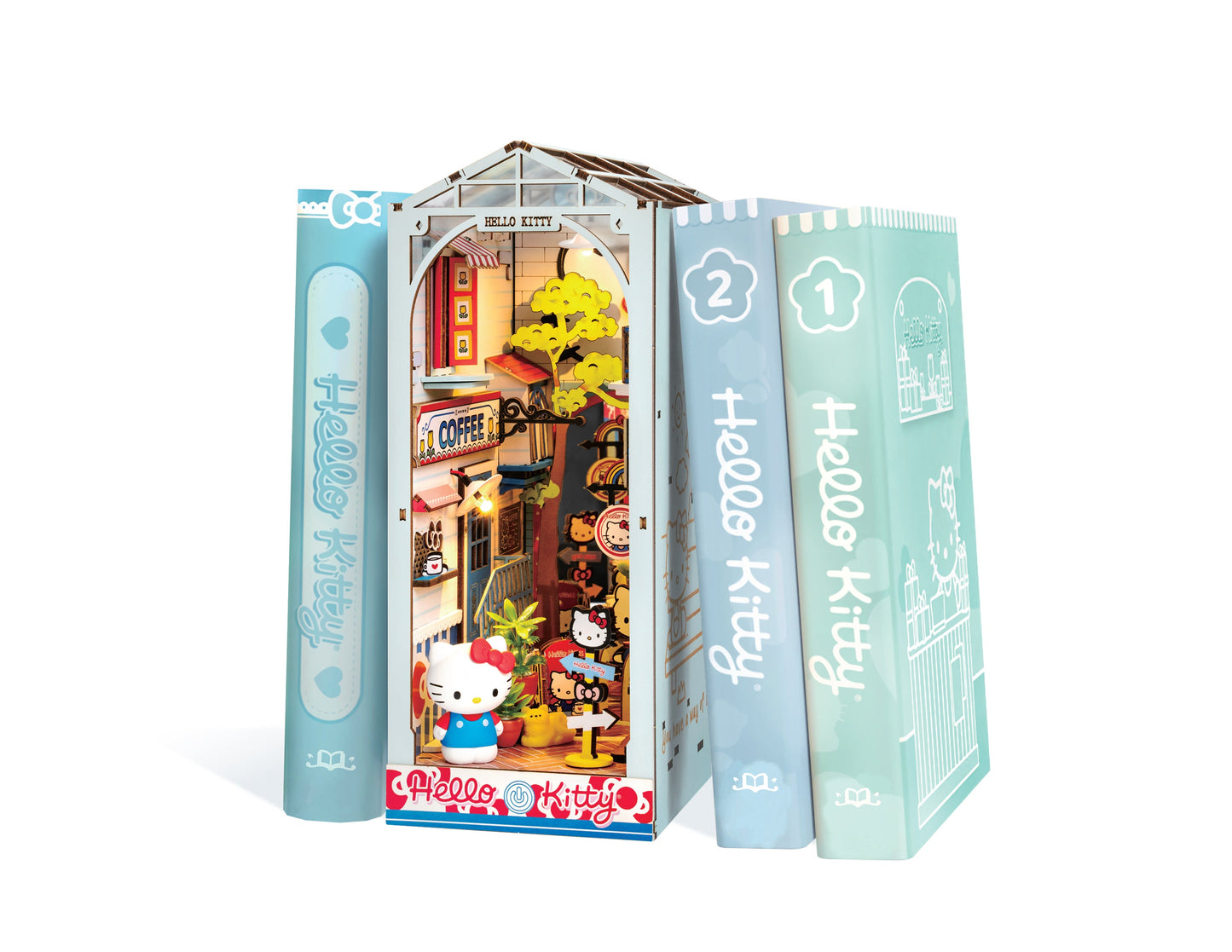 Hello Kitty Town Square DIY Book Nook Kit