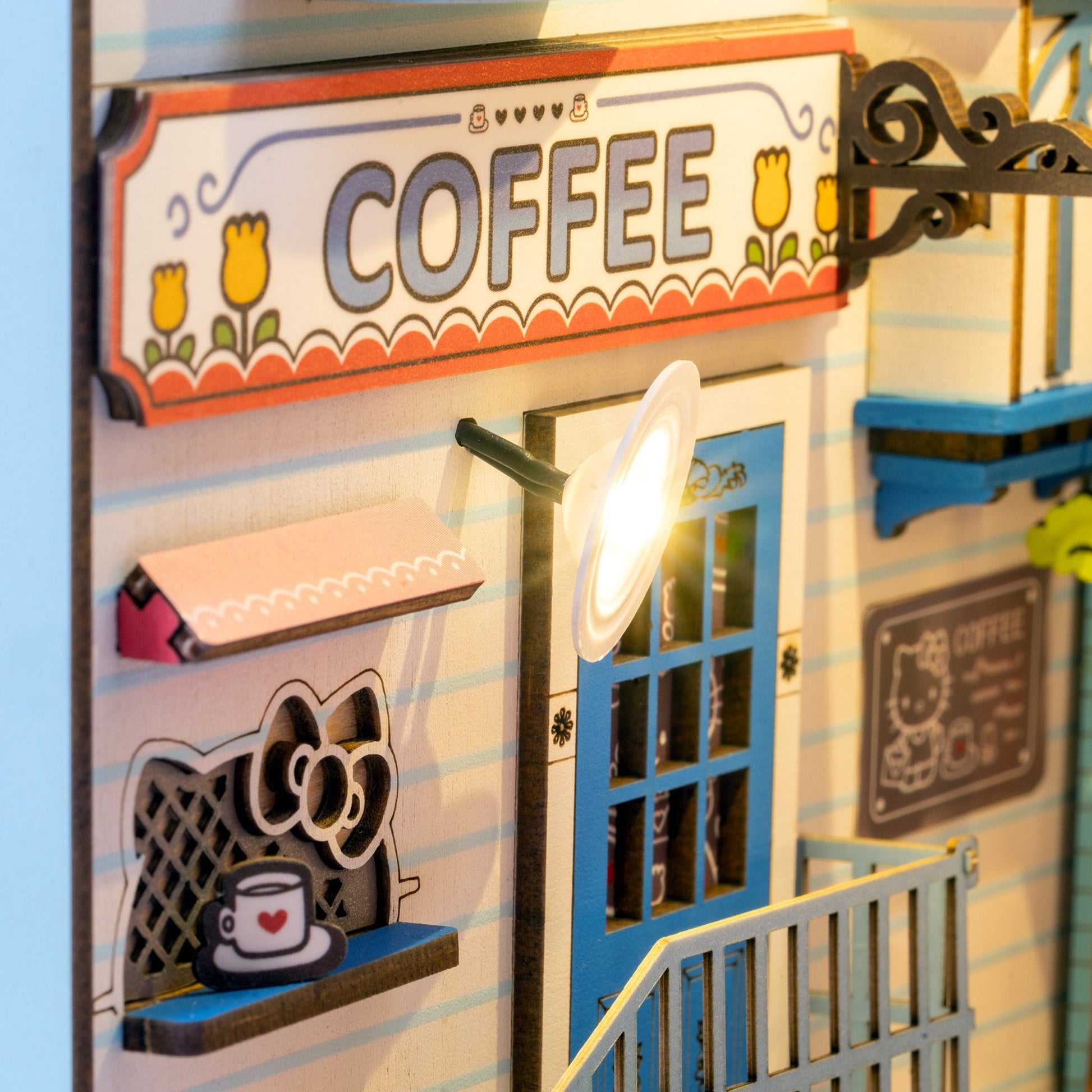 Hello Kitty Town Square DIY Book Nook Kit