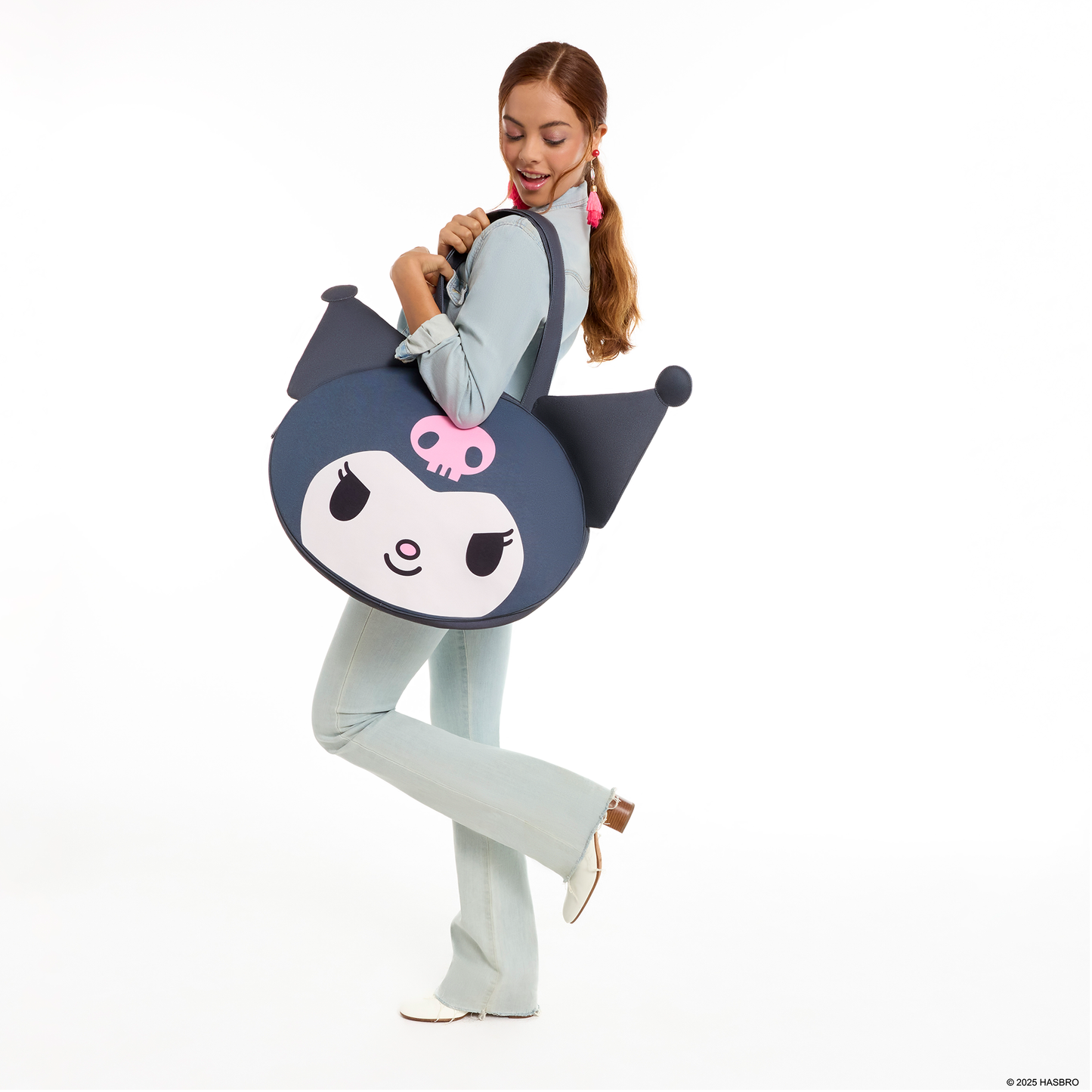 Kuromi x Loungefly Oversized Canvas Tote Bag