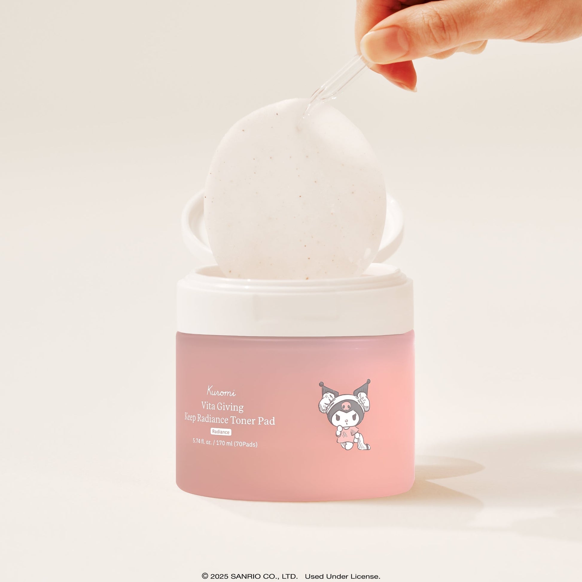 Kuromi x ByUR Vita Giving Keep Radiance Toner Pad (Sanrio K-Spa Edition)