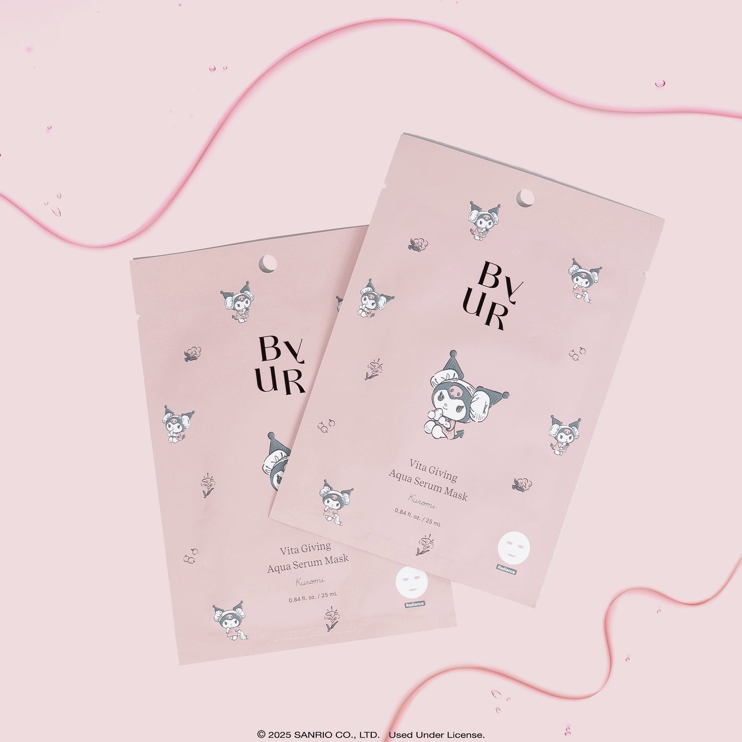 Kuromi x ByUR Vita Giving Aqua Serum Mask (Sanrio K-Spa Edition)