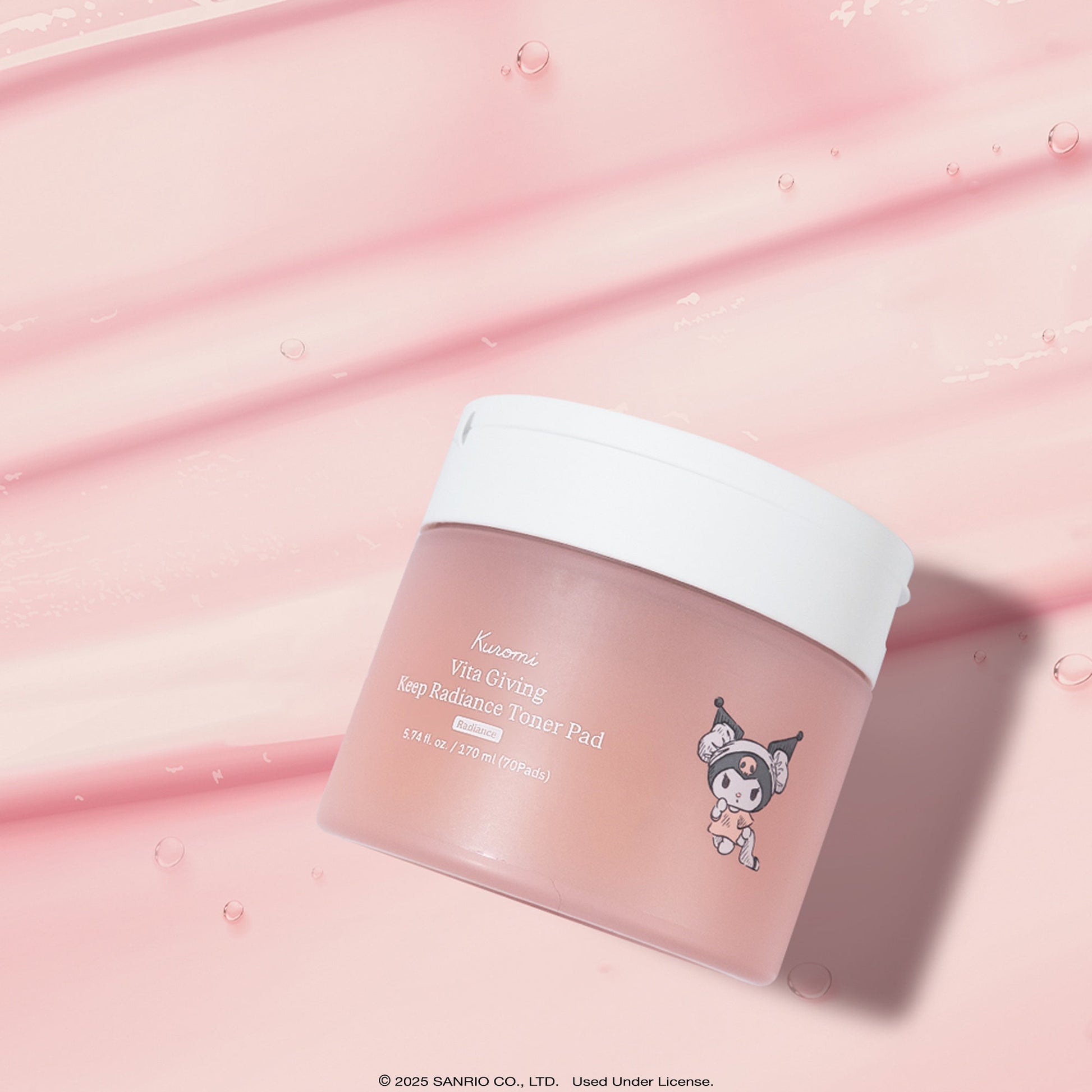Kuromi x ByUR Vita Giving Keep Radiance Toner Pad (Sanrio K-Spa Edition)
