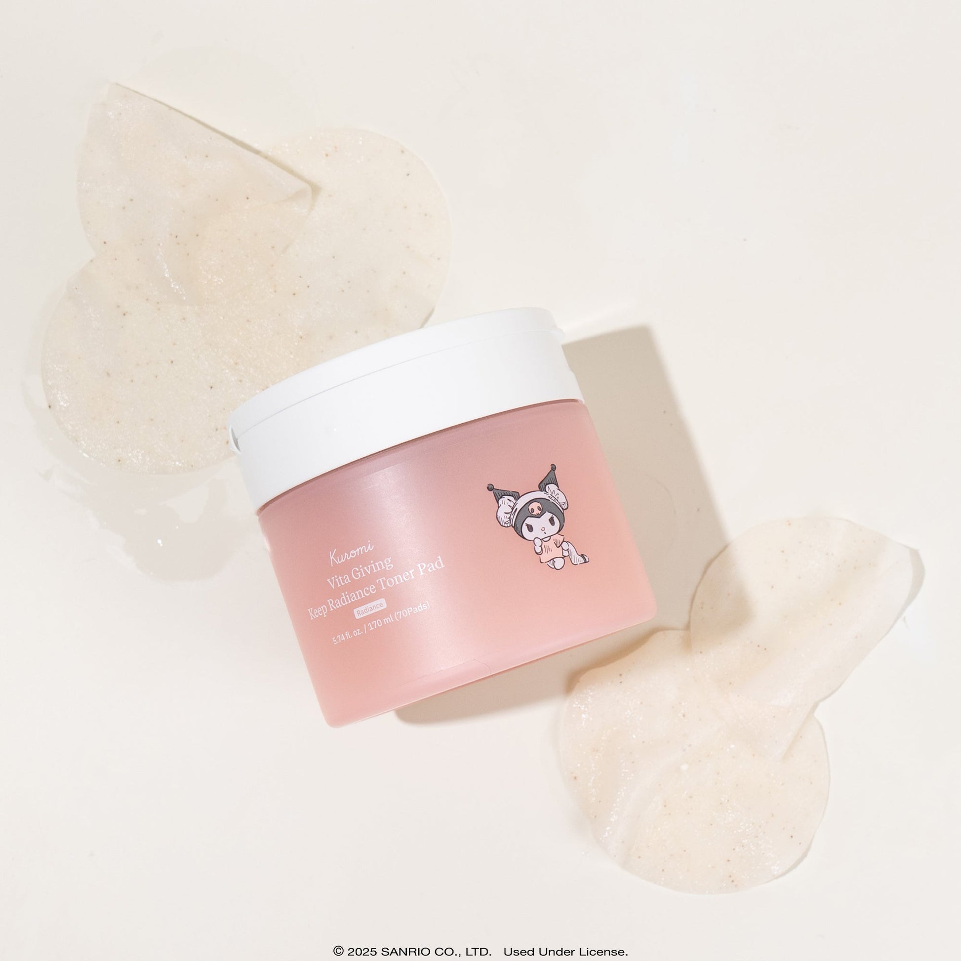 Kuromi x ByUR Vita Giving Keep Radiance Toner Pad (Sanrio K-Spa Edition)