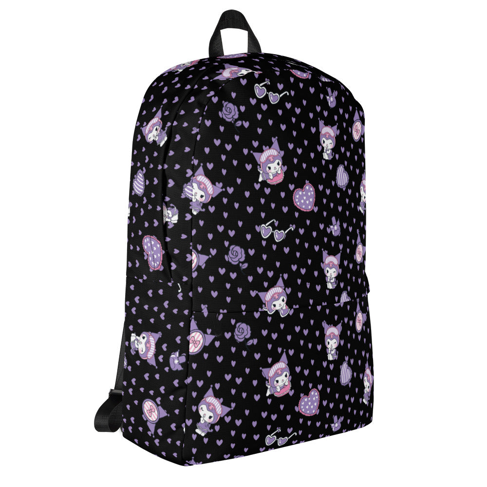 Kuromi Sleepover All-Over Print Backpack