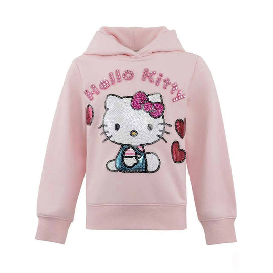 Hello Kitty x Lola + The Boys Kids Gem Love Hoodie (Pink)