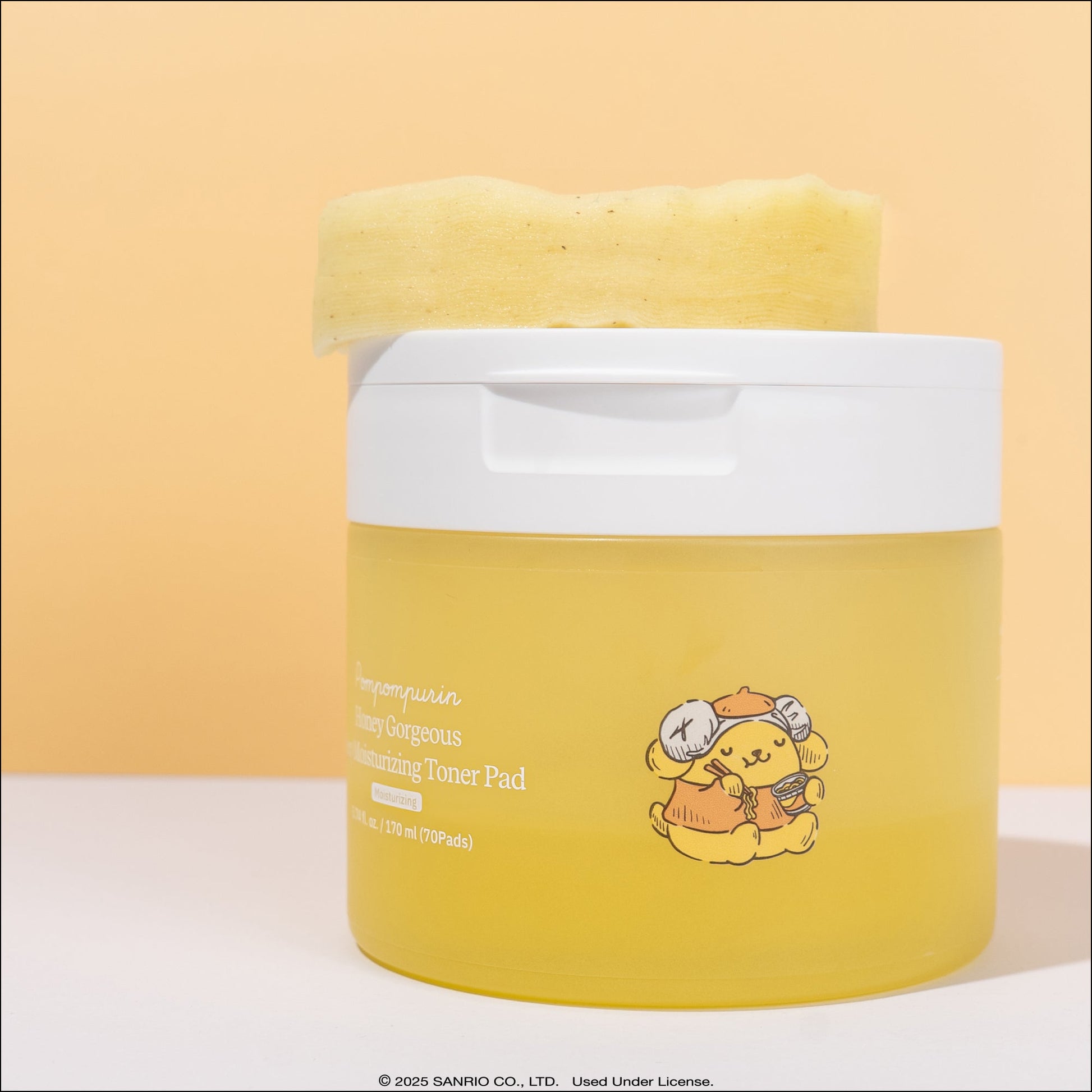 Pompompurin x ByUR Honey Gorgeous Keep Moisturizing Toner Pad (Sanrio K-Spa Edition)