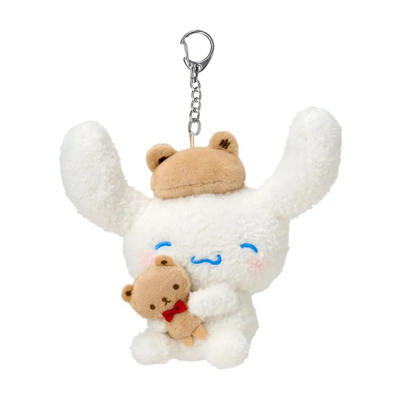 Cinnamoroll Bear Beret Plush Mascot Keychain (Kuma-san Series)