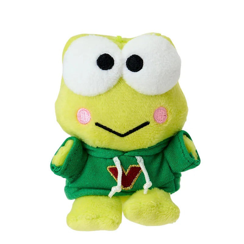 Keroppi Plush Mascot Keychain (All Together Hapidanbui Design Series)