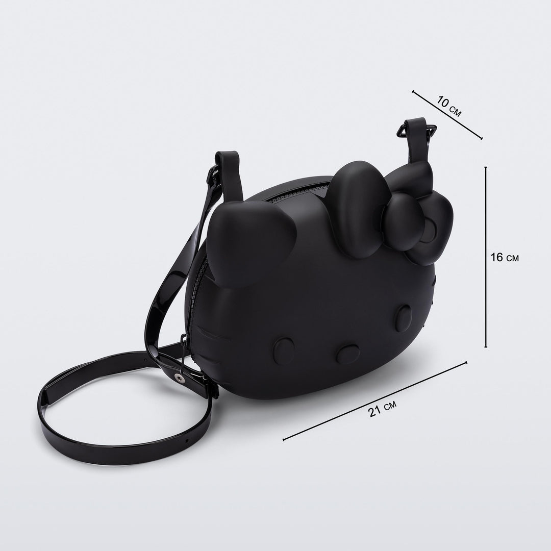 Hello Kitty x Melissa 3D Figural Shoulder Cute Bag (Black)