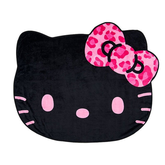 Face-Shaped Throw Blanket (Pink Cheetah)