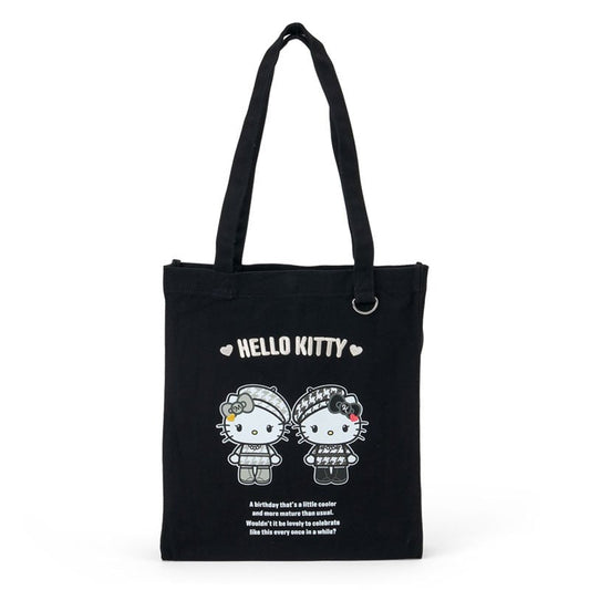 Hello Kitty Tote Bag (Monochrome Birthday Twins Series)