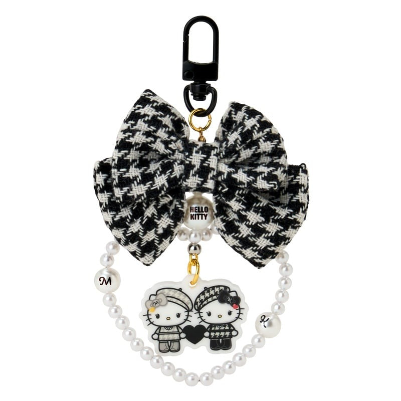 Hello Kitty Acrylic Keychain (Monochrome Birthday Twins Series)