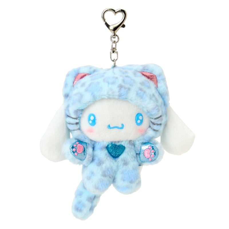 Cinnamoroll Plush Mascot Keychain (Leopard Cat Series)