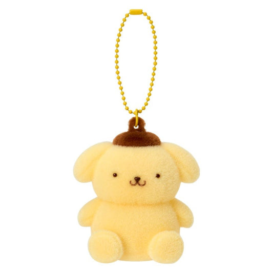 Pompompurin Classic Flocked Keychain Mascot