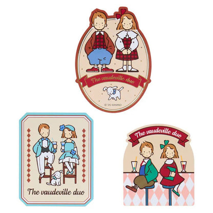 The Vaudeville Duo 16-pc Sticker Set (Friendly Pair Series)