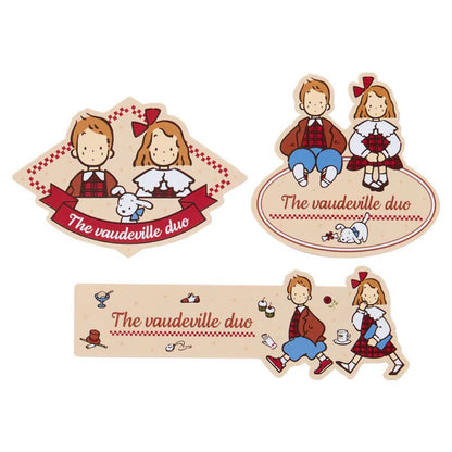The Vaudeville Duo 16-pc Sticker Set (Friendly Pair Series)