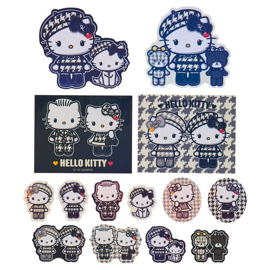 Hello Kitty 24-pc Sticker Pack (Monochrome Birthday Twins Series)