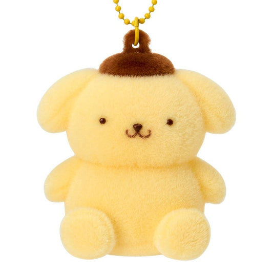Pompompurin Classic Flocked Keychain Mascot