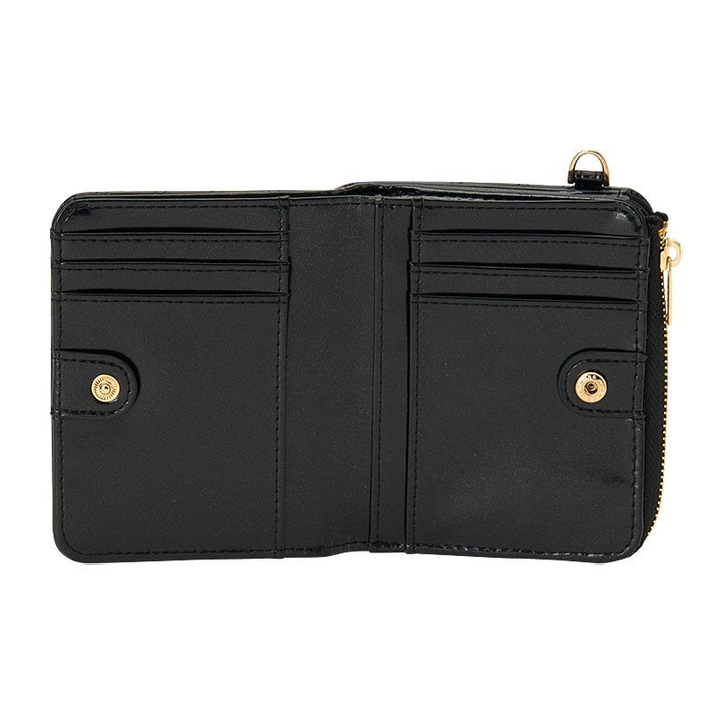 Hello Kitty Quilted Bi-Fold Wallet (Black)