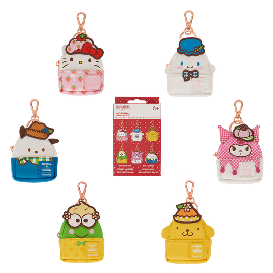 Hello Kitty and Friends x Loungefly Strawberry Shortcake Mini Backpack Keychain Blind Box