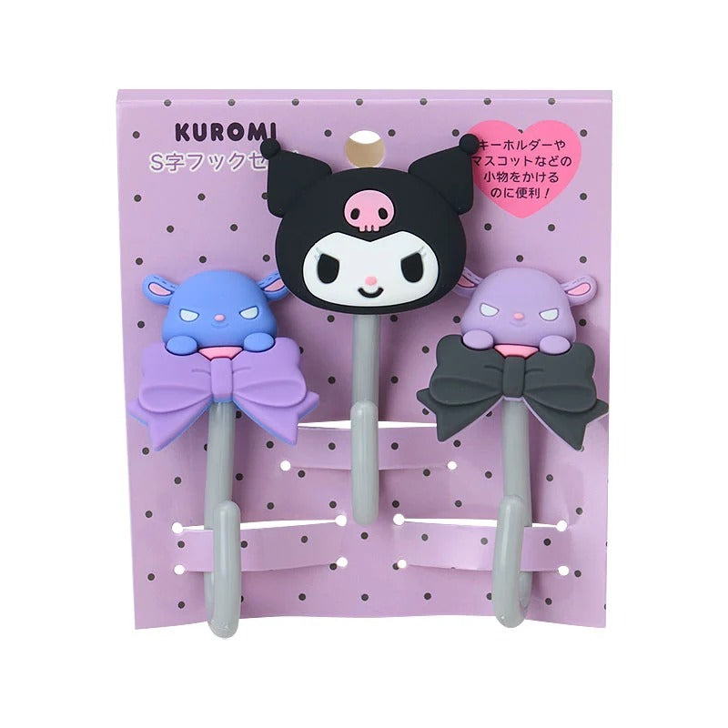 Kuromi OSHI Grid System S-Hook (Set of 3)