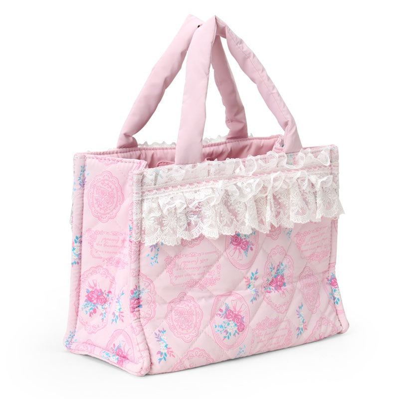 Charmmy Kitty 2-Way Quilted Tote (Lace and Frills Series)