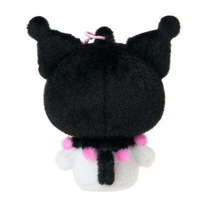 Kuromi Classic Flocked Keychain Mascot