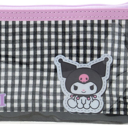 Kuromi Gingham Pencil Pouch