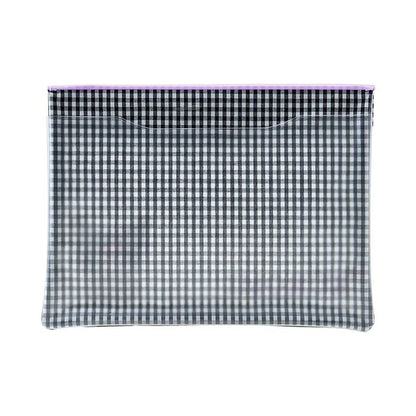 Kuromi Gingham Flat Pouch