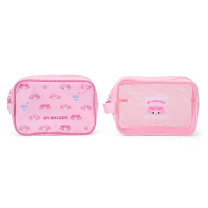 My Melody 2-pc Travel Pouch Set