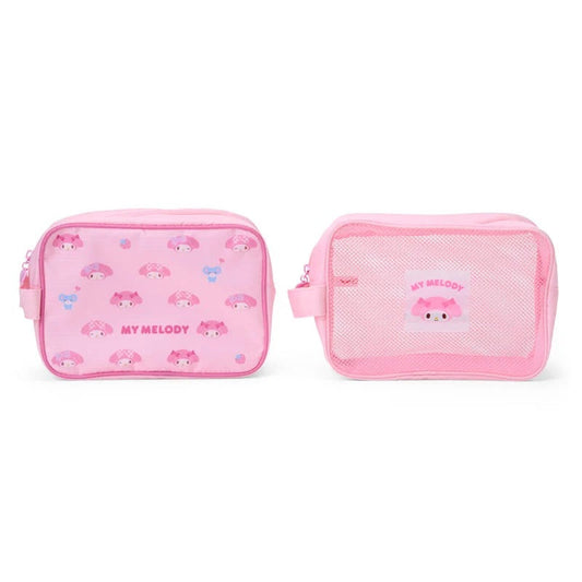 My Melody 2-pc Travel Pouch Set