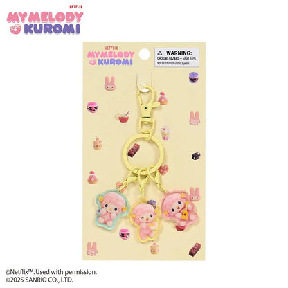 My Sweet Piano Acrylic Keychain (My Melody & Kuromi Netflix Series)