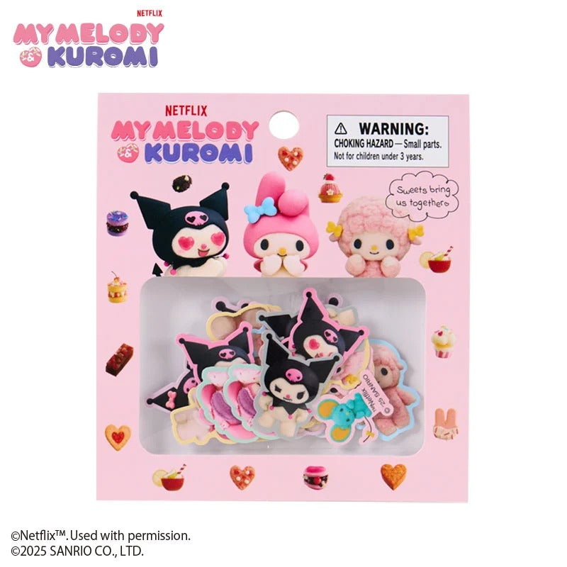 My Melody & Kuromi 26-pc Mini Sticker Pack (My Melody & Kuromi Netflix Series)
