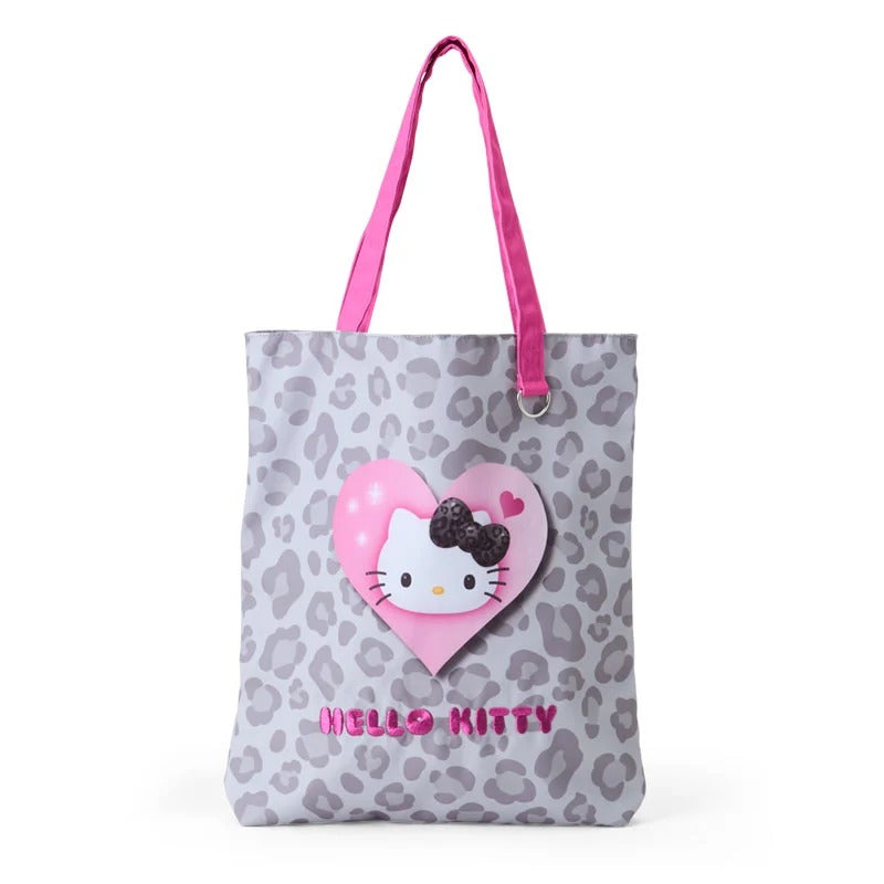Hello Kitty Tote Bag (Animal Print Monochrome Series)