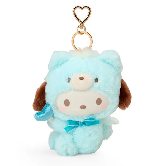 Pochacco Plush Mascot Keychain (Angel Teddy Bear Series) 