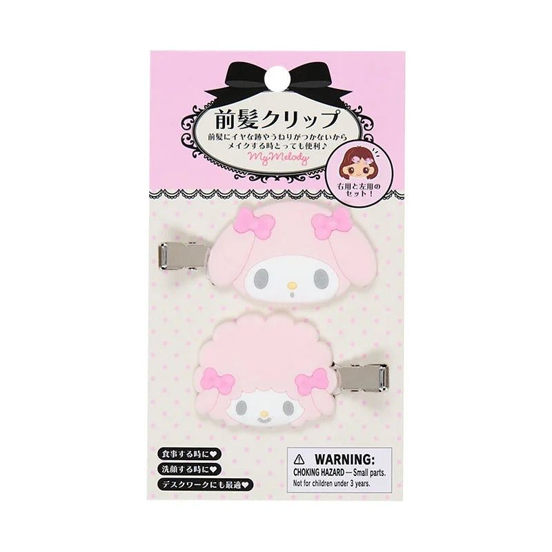 My Melody Besties Flocked Mini Hair Clip Set