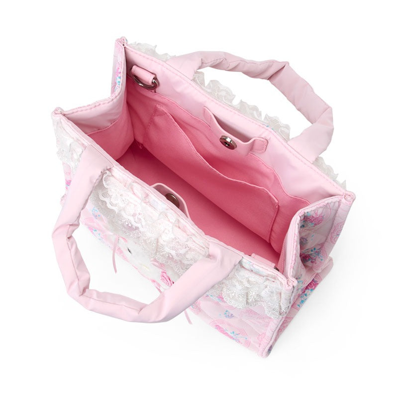 Charmmy Kitty 2-Way Quilted Tote (Lace and Frills Series)