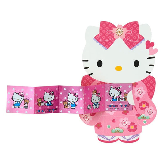 Hello Kitty Enclosure Envelope 6-pc Set (Pink Kimono)