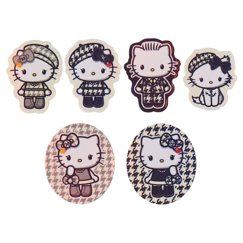 Hello Kitty 24-pc Sticker Pack (Monochrome Birthday Twins Series)