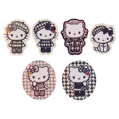 Hello Kitty 24-pc Sticker Pack (Monochrome Birthday Twins Series)