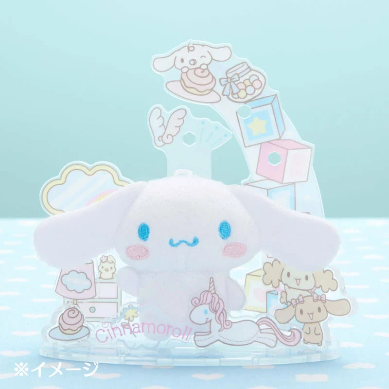 Cinnamoroll Mini Plush & Acrylic Stand Set (Nuikatsu Plushie Life Series)
