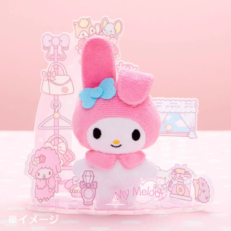 My Melody Mini Plush & Acrylic Stand Set (Nuikatsu Plushie Life Series)