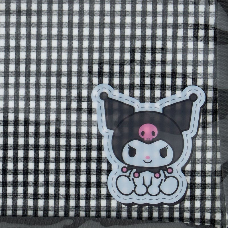 Kuromi Gingham Flat Pouch
