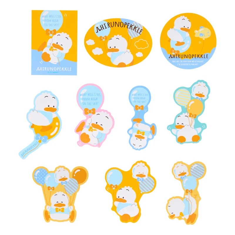 Pekkle 10-pc Mini Sticker Pack (Adventure Balloon Series)