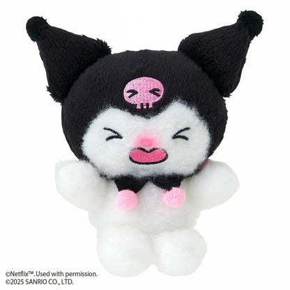 Kuromi Crying Plush Mascot Keychain (My Melody & Kuromi Netflix Series)