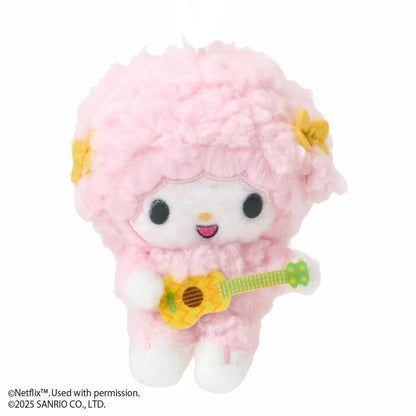 My Sweet Piano Guitar Plush Mascot Keychain (My Melody & Kuromi Netflix Series)