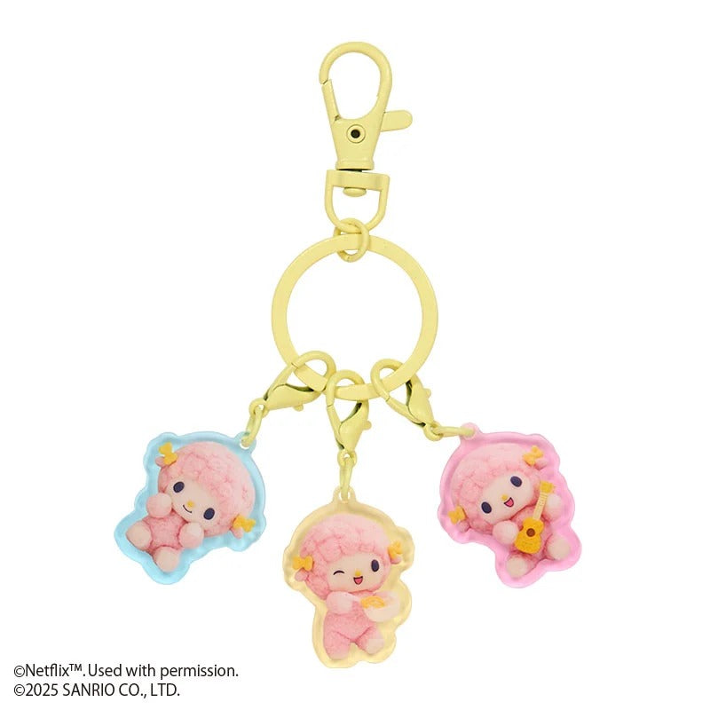 My Sweet Piano Acrylic Keychain (My Melody & Kuromi Netflix Series)