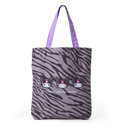 Kuromi Tote Bag (Animal Print Monochrome Series)
