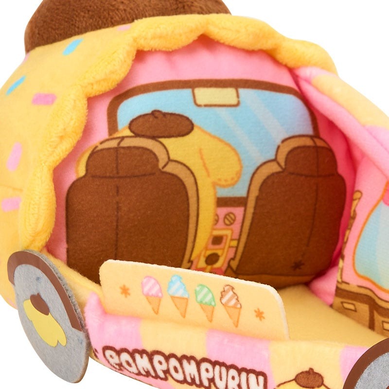 Pompompurin Soft Food Truck Playset (Hello Kitty and Friends Supercute Adventures Series)